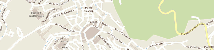 Mappa della impresa pelletteria cardinali di foglia mary a SIENA