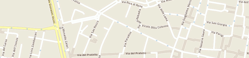 Mappa della impresa abbigliamento tozzi snc di tozzi lorenzo e roberta a BOLOGNA