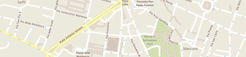 Mappa della impresa osb srl a BOLOGNA