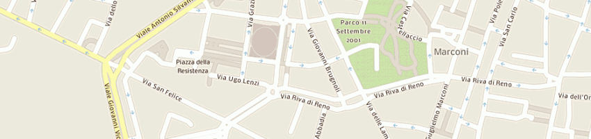 Mappa della impresa p e g hair stylist snc di pmura e gbanorri a BOLOGNA