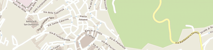 Mappa della impresa studio associato piccolomini lippi cagnacci a SIENA