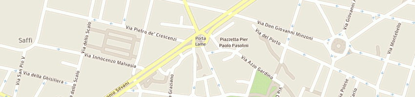 Mappa della impresa fiorini claudio a BOLOGNA