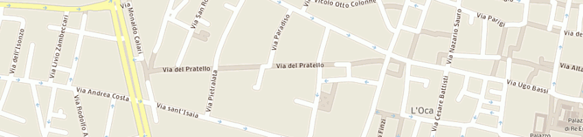 Mappa della impresa ministero di grazia e giustizia centri per la giustizia minorile istituto penale minorenni a BOLOGNA