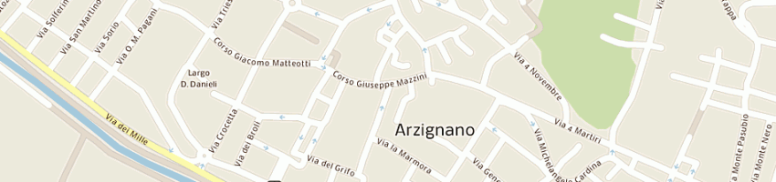 Mappa della impresa associazione canalete ctm a ARZIGNANO