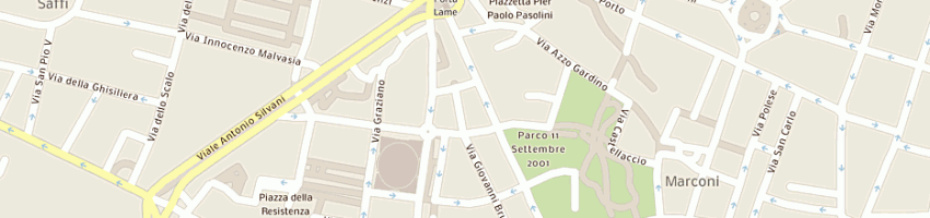 Mappa della impresa cacciato tiziana a BOLOGNA