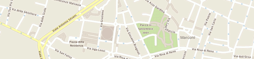 Mappa della impresa albertelli paolo a BOLOGNA