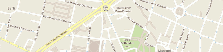 Mappa della impresa caps srl a BOLOGNA