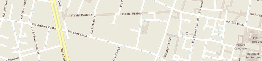 Mappa della impresa istituto di cultura germanica a BOLOGNA