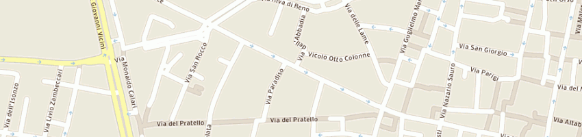 Mappa della impresa bar fantasy a BOLOGNA