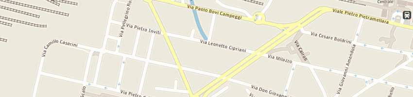 Mappa della impresa coraci francesco a BOLOGNA