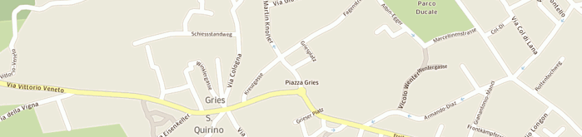 Mappa della impresa grunberger georg a BOLZANO