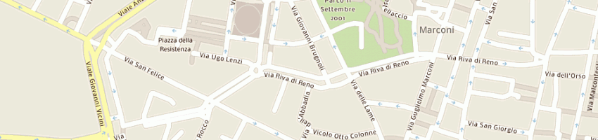 Mappa della impresa edil appalti sas di mezzetti dottgilberto e c a BOLOGNA