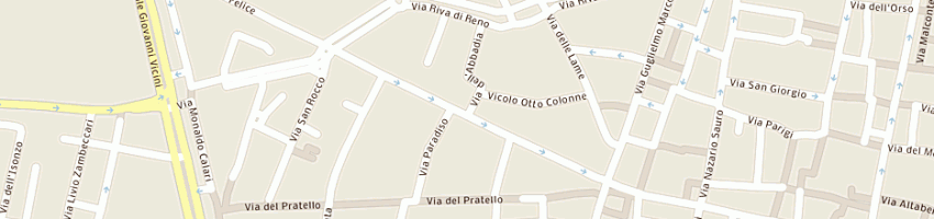 Mappa della impresa frutto proibito snc di cocchi cristina e tosi fabio a BOLOGNA