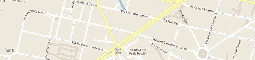 Mappa della impresa centro contabilita' aziendale srl a BOLOGNA
