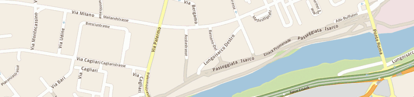 Mappa della impresa fashion point di monica bedeschi e c sas a BOLZANO