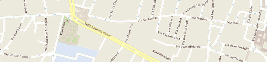Mappa della impresa edinform (sas) a BOLOGNA