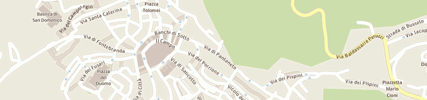Mappa della impresa zanzibar di fabbri laura e c sas a SIENA