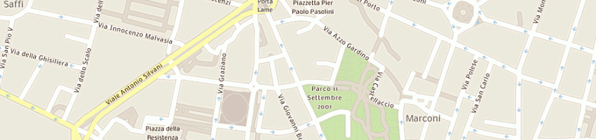 Mappa della impresa extro'-verso sas di chiaretto sammy cristophe e c a BOLOGNA