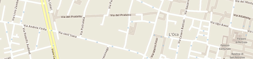 Mappa della impresa gelateria il gelato di poggi barbara a BOLOGNA