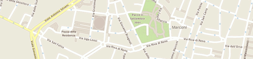 Mappa della impresa v promontorio srl a BOLOGNA
