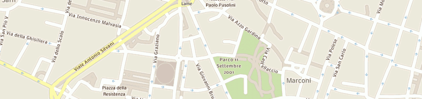 Mappa della impresa cristiano coduri progetti immobiliari a BOLOGNA