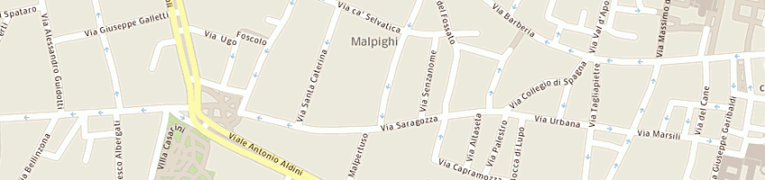 Mappa della impresa fondazione gualandi a favore dei sordi a BOLOGNA