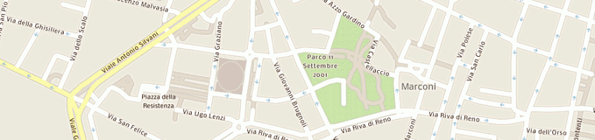 Mappa della impresa lucchini tullio a BOLOGNA