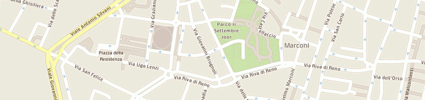 Mappa della impresa fabbri roberto a BOLOGNA