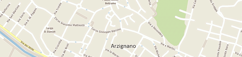 Mappa della impresa scuole pubbliche - media statale g zanella a ARZIGNANO