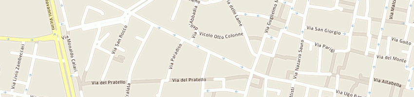 Mappa della impresa tassi francesco a BOLOGNA