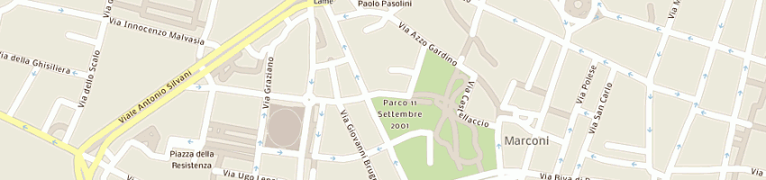 Mappa della impresa romano silvestro a BOLOGNA