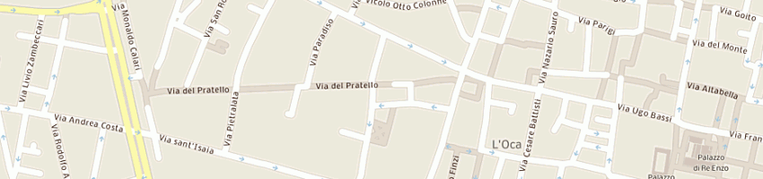 Mappa della impresa panificio veneri a BOLOGNA