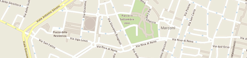 Mappa della impresa gran caffe snc di latini m e mattioli b e c a BOLOGNA