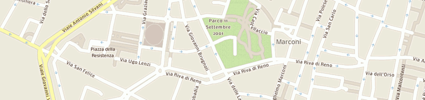Mappa della impresa se far di gattai fonte basso e c (sas) a BOLOGNA