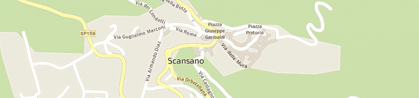 Mappa della impresa piccini osvaldo a SCANSANO