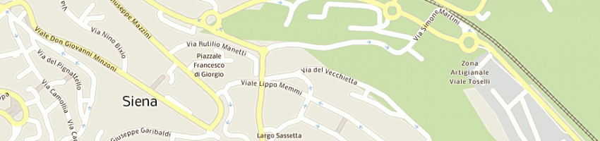 Mappa della impresa gruppo sportivo alberino a SIENA