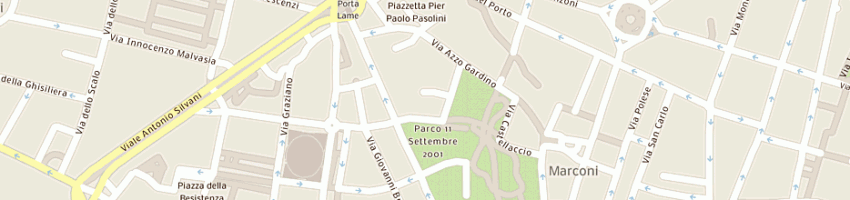 Mappa della impresa cte consulting snc degli ingg f e t meneghetti a BOLOGNA