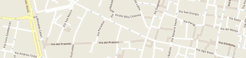 Mappa della impresa creo di cristofori enrico ec sas a BOLOGNA