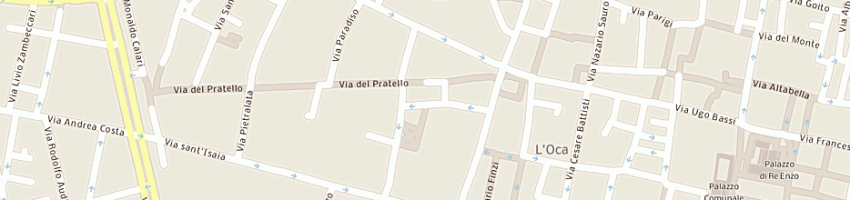 Mappa della impresa data fin srl a BOLOGNA