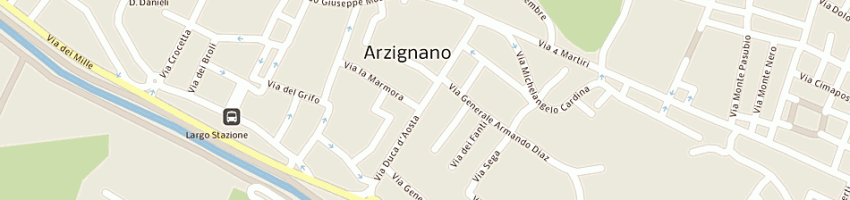 Mappa della impresa fioreria al borgo di volpato raffaella a ARZIGNANO