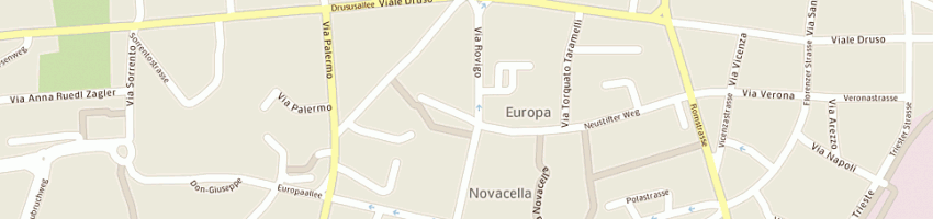 Mappa della impresa xausa raniero a BOLZANO