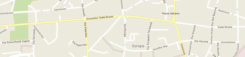 Mappa della impresa pizzeria la lanterna a BOLZANO