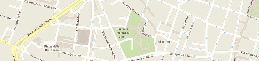 Mappa della impresa bax snc di roberto ferranti e c a BOLOGNA