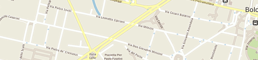Mappa della impresa cariani ugo e c snc a BOLOGNA