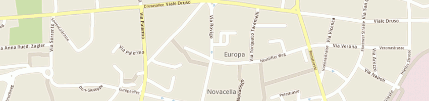 Mappa della impresa panificio agostini sas di vicari philipp e co a BOLZANO