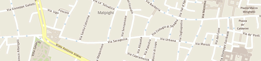 Mappa della impresa cattani alberto a BOLOGNA