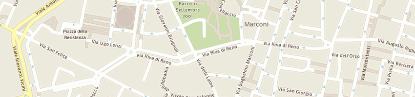 Mappa della impresa monopoli di stato a BOLOGNA