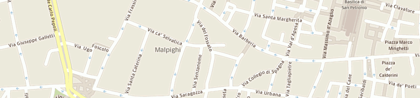 Mappa della impresa amt studio di bugetti rag teresa e c - societa' in nome collettivo a BOLOGNA