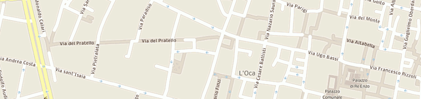 Mappa della impresa costruzioni edili zucchini spa a BOLOGNA