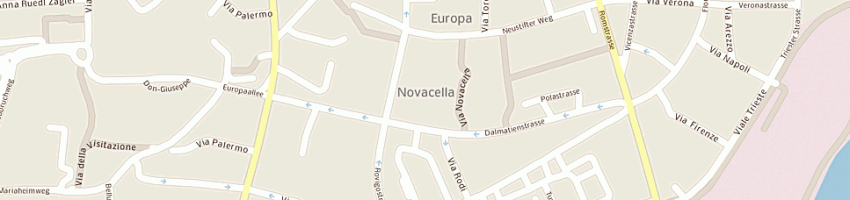 Mappa della impresa associazione cristallo a BOLZANO